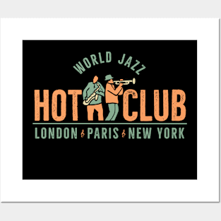 International Vintage Jazz Club Posters and Art